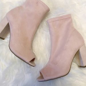 MIA pink booties
